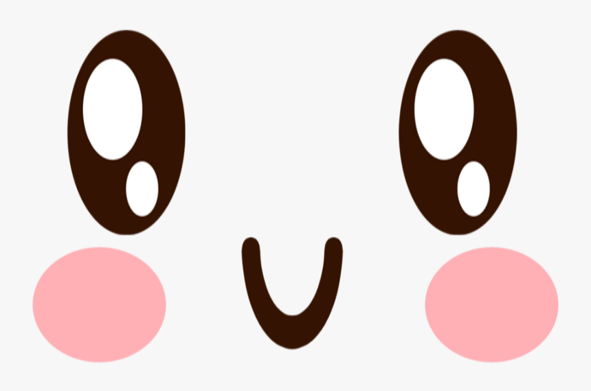 Kawaii Eyes Png - Circle, Transparent Png