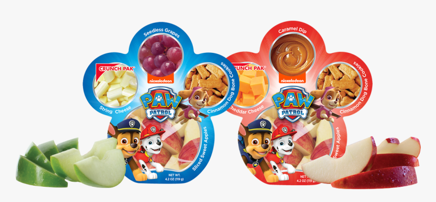 Paw Patrol Snack Trays - Paw Patrol Crunch Pak, HD Png Download