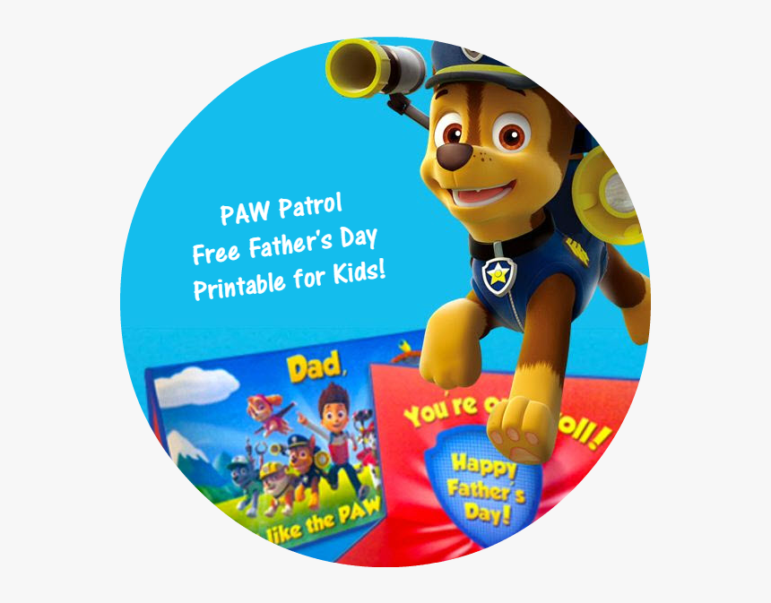 Paw Patrol Fathers Day - Marshall And Chase Paw Patrol Round, HD Png Download