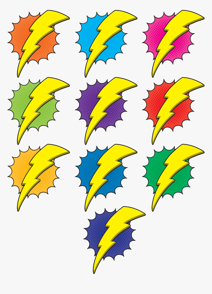 Lighting Bolts Cut Out, HD Png Download