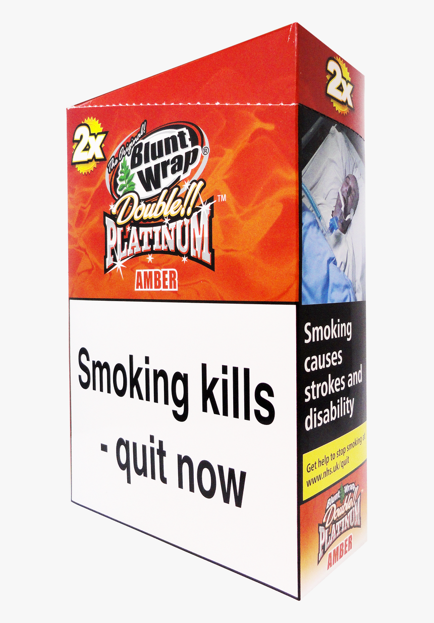Blunt Wrap Double Platinum Amber - Double Platinum Blunt Wrap Amber, HD Png Download
