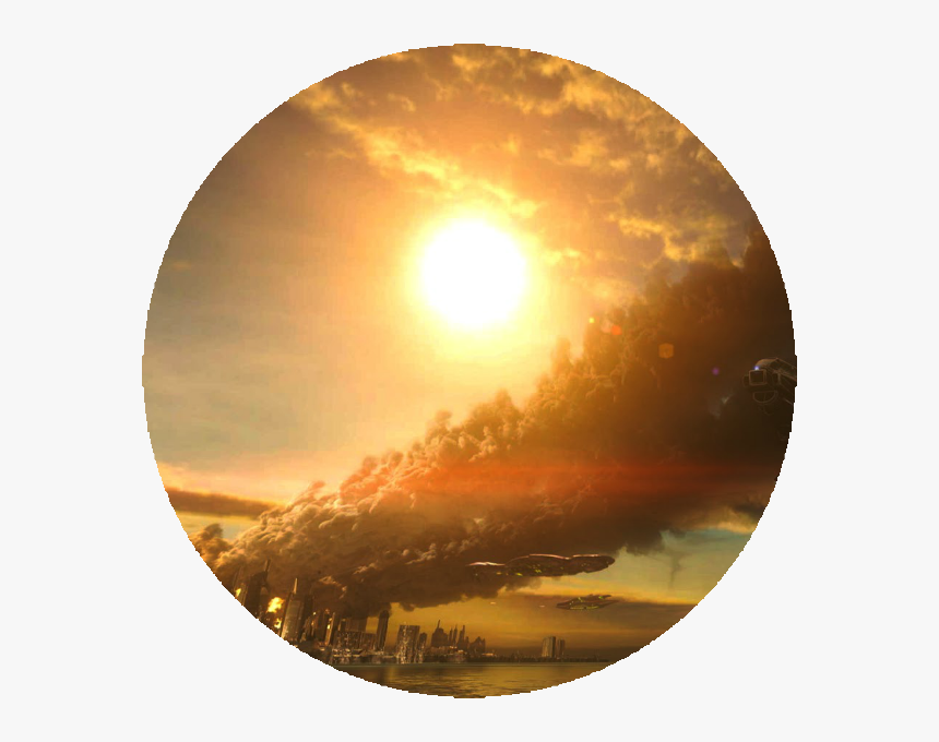 Transparent Yellow Lens Flare Png - Circle, Png Download