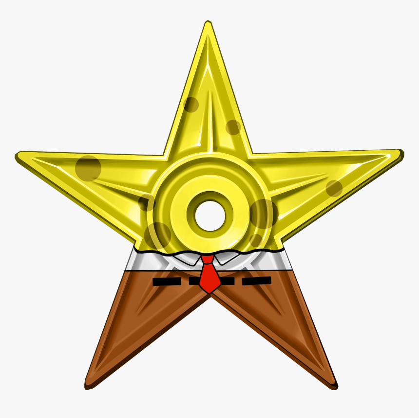 Spongebob Barnstar Hires - Png Bronze, Transparent Png