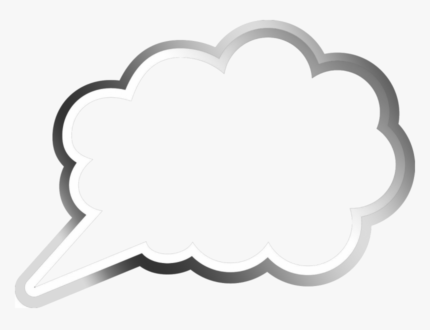 Speech Bubble Png Image Download - Heart, Transparent Png