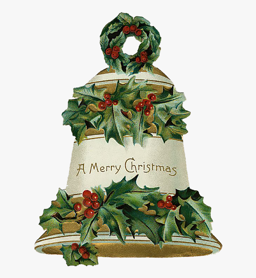 Merry Christmas Clipart Victorian - Transparent Vintage Christmas Png, Png Download