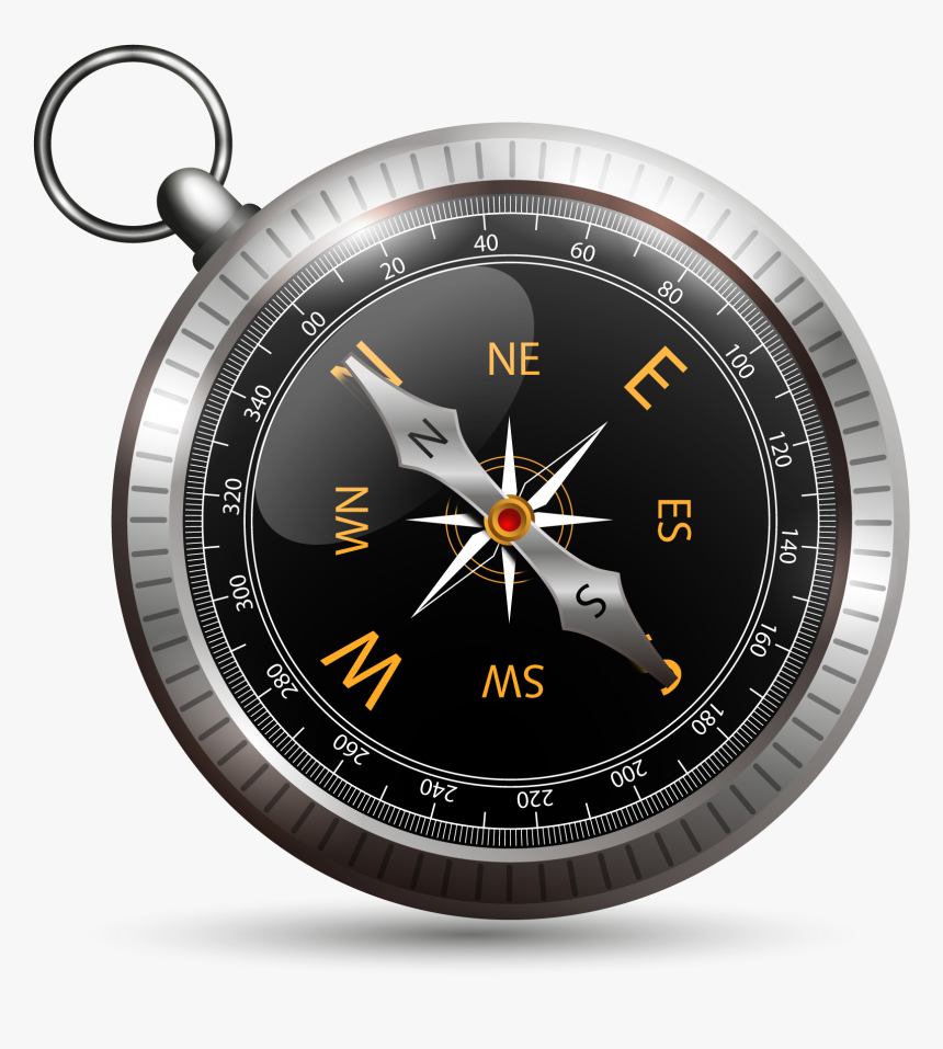 Compass Free Png Image - Transparent Modern Compass, Png Download