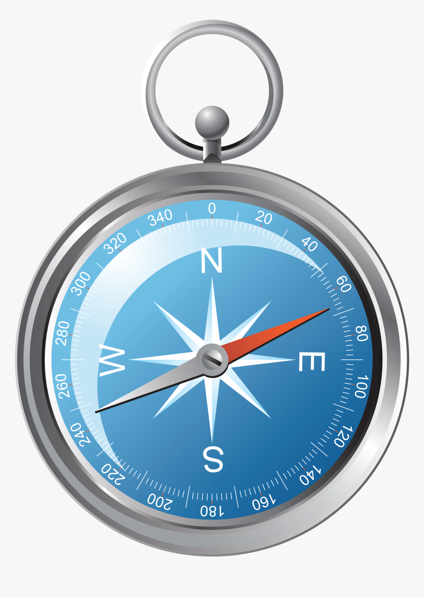 Compass Png Image - La Brujula Y El Gps, Transparent Png