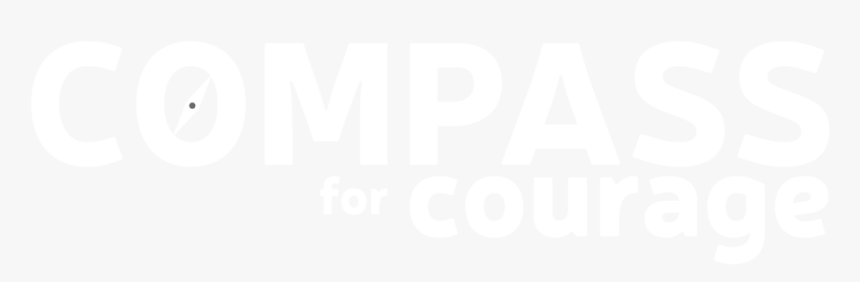 White Logo Education Child Anxiety Compass For Courage, HD Png Download