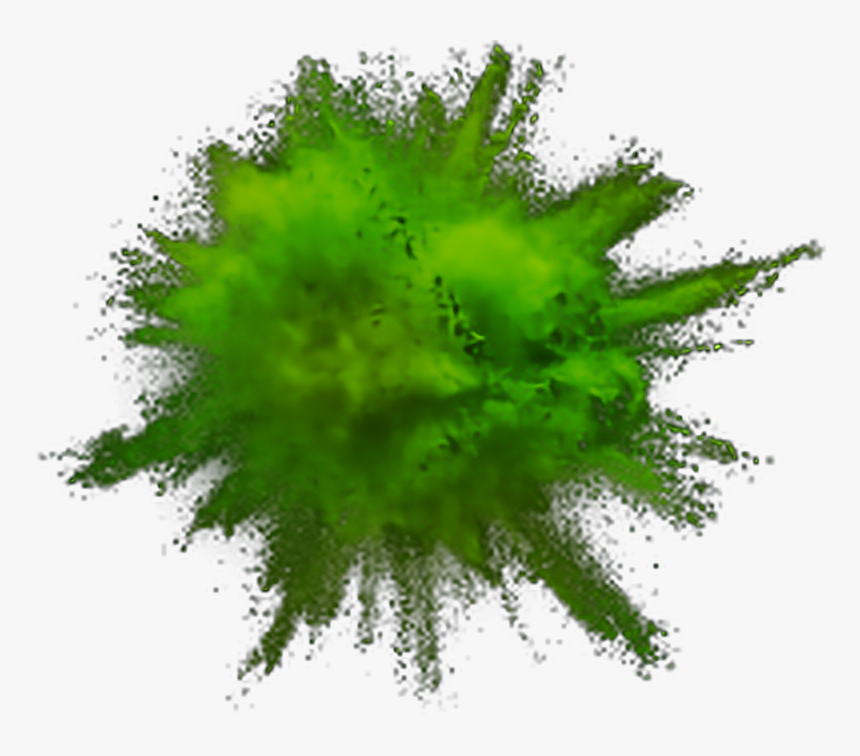 Green Explosion Powder - Red Powder Explosion Png, Transparent Png