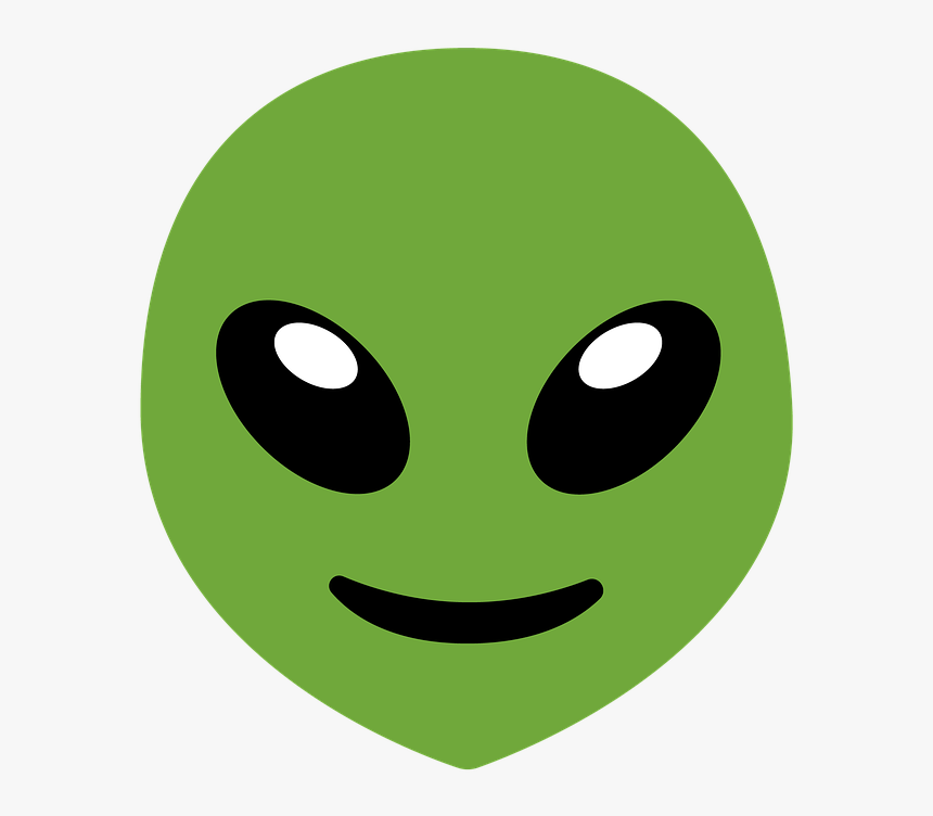 Emojis, Whatsapp, Emoticon, Alien, Green, Space - Emoticon De Whatsapp Png, Transparent Png