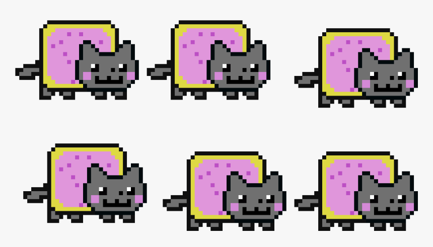 Nyan Cat Parade - Nyan Cat, HD Png Download