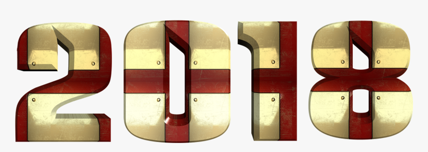 2018 Happy New Year Png Photos - 2018 .png, Transparent Png