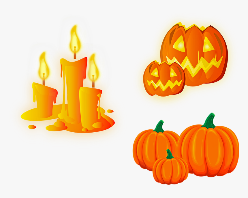 Halloween Candle, Halloween Pumpkins, Candle, Halloween - Halloween Candle Png, Transparent Png