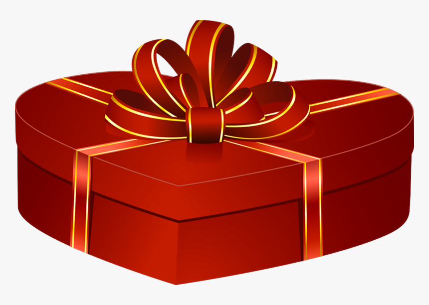 Heart Gift Box - Gift Wrapping, HD Png Download