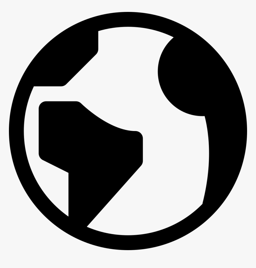 Earth Globe Language Web Internet Sphere Planet - Small Web Png Icon, Transparent Png