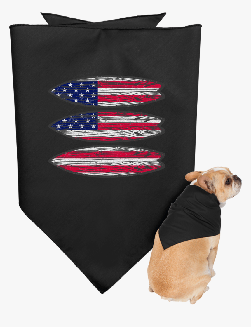 Usa Flag Doggie Bandana, HD Png Download