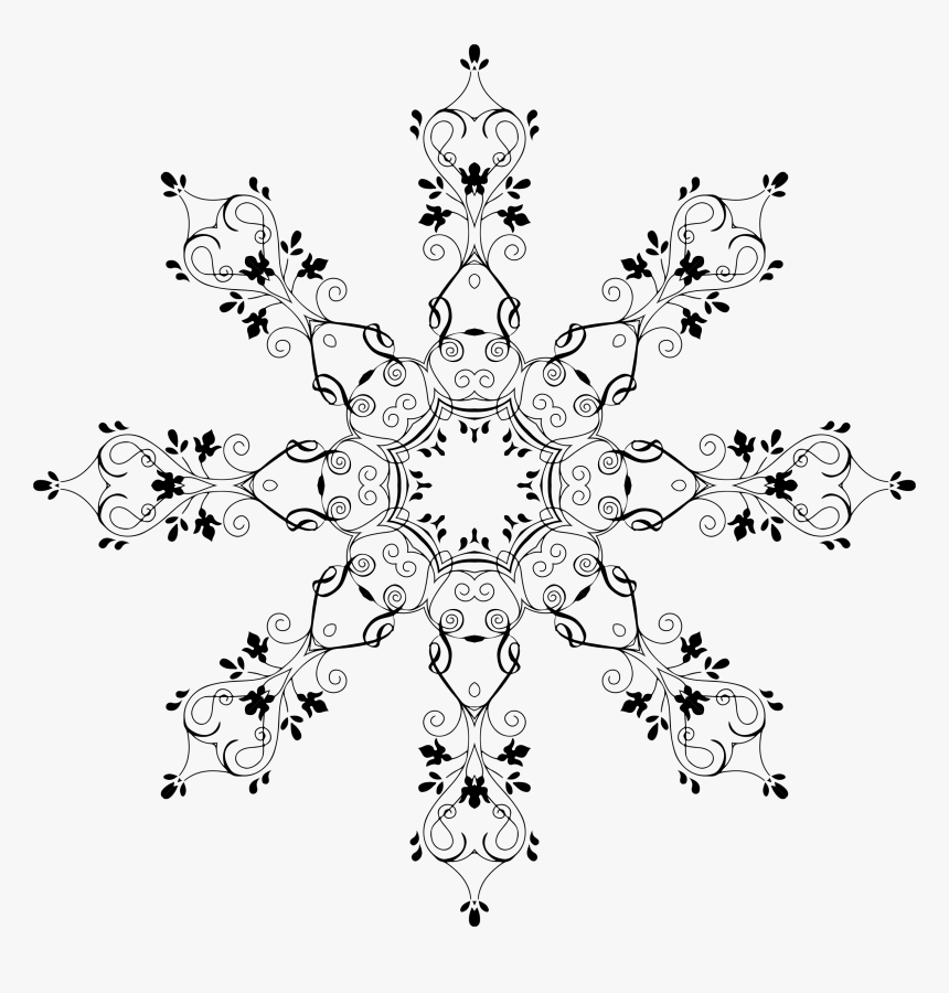 Transparent Office Clipart - Big Snowflake Png, Png Download