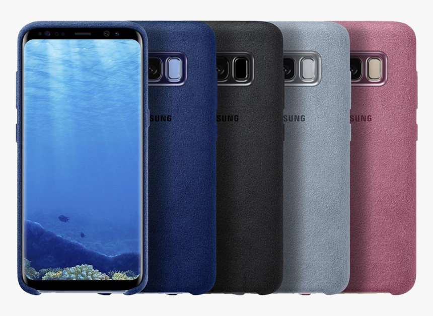 Samsung Galaxy S8 Transparent Png - Alcantara Cover S8, Png Download