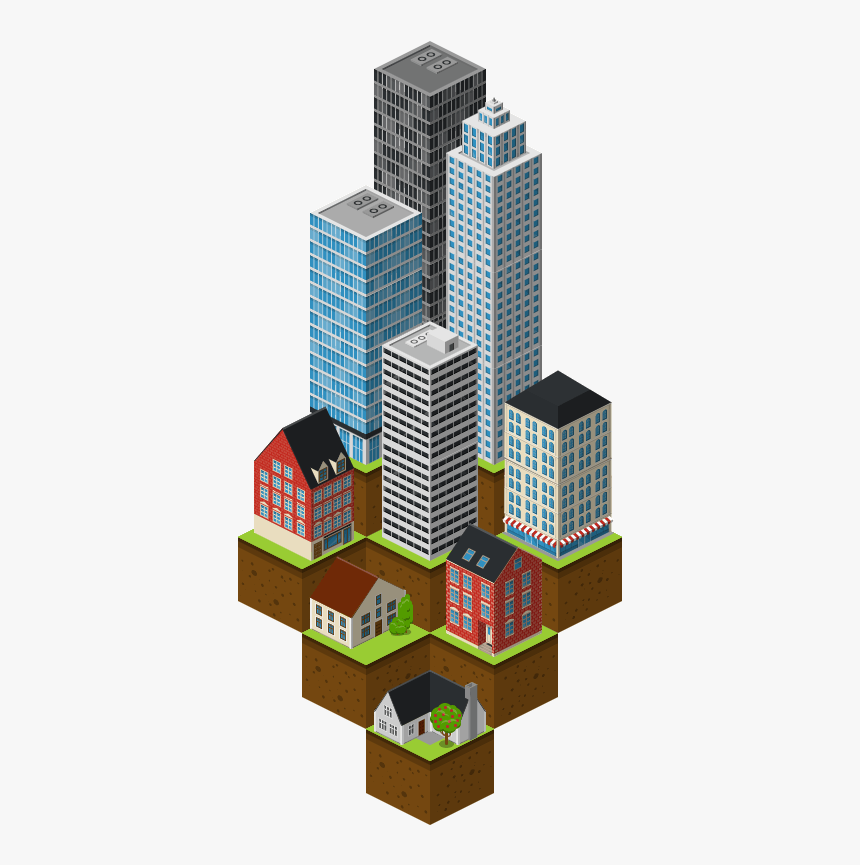 City On Soil - Tower Block, HD Png Download