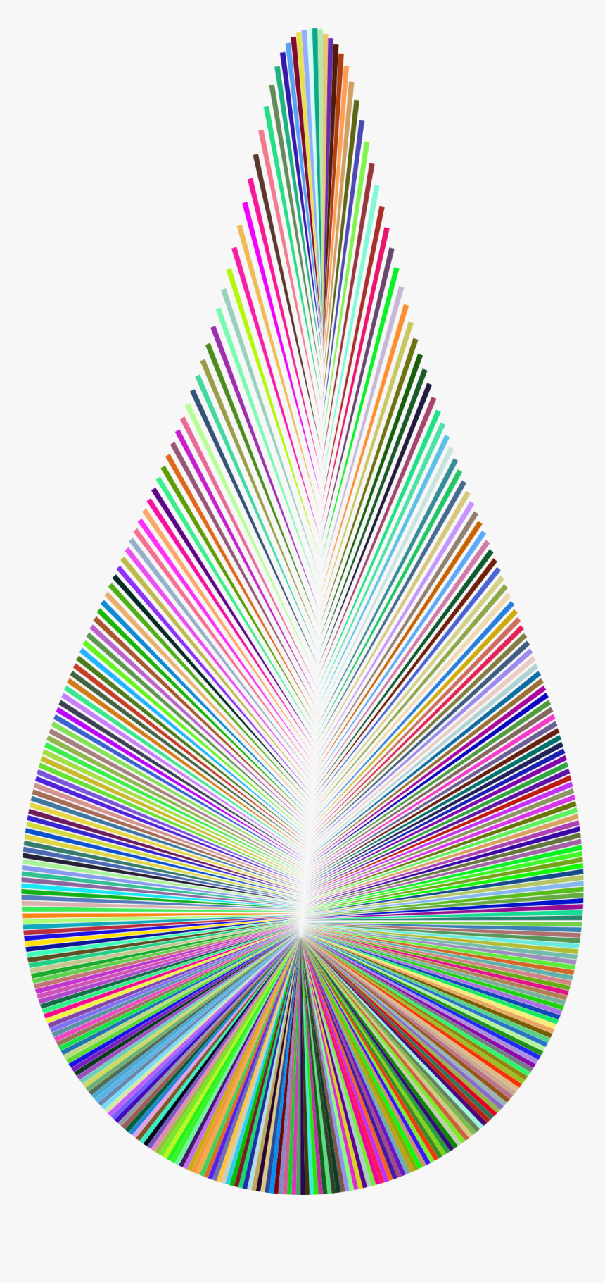 Technicolor Tear Drop 2 Clip Arts - Clip Art, HD Png Download