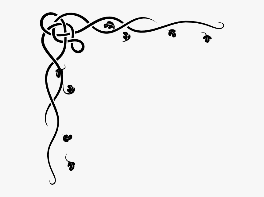 Black Vines Png Black And White Vines Clip Art, Transparent Png