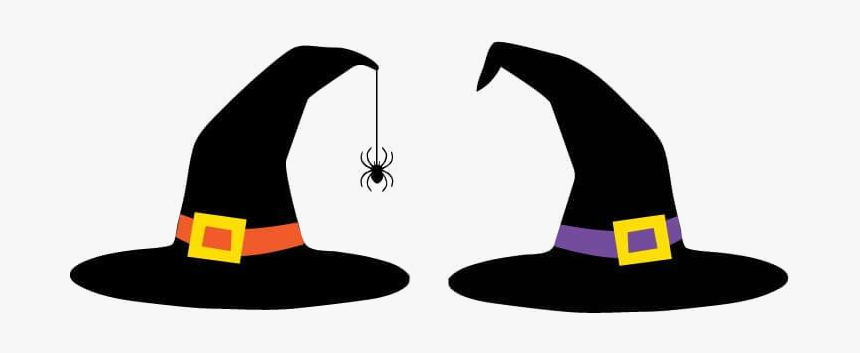 Witch Hat Clipart Transparent Png - Halloween Clipart Witch Hat, Png Download