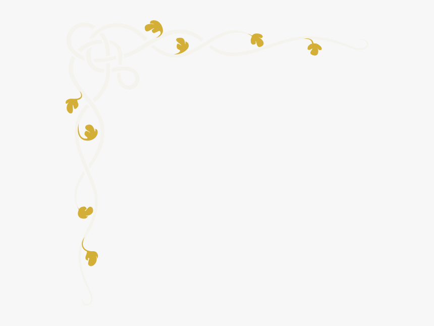 Interlacing Border Vines, HD Png Download