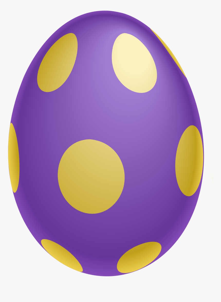 Purple Gold Easter Eggs Png Pic - Easter Egg Png Transparent, Png Download