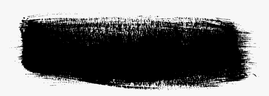 Transparent Black Paint Stroke, HD Png Download