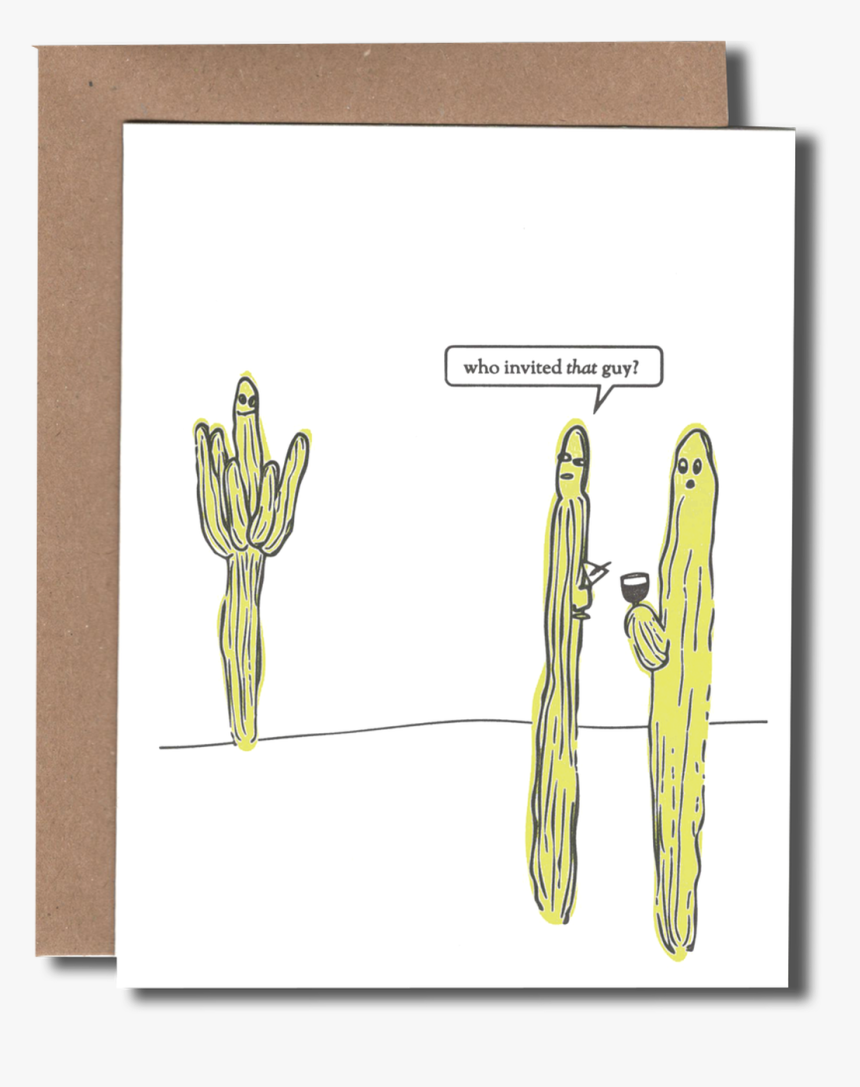 Cactus Party - Sketch, HD Png Download