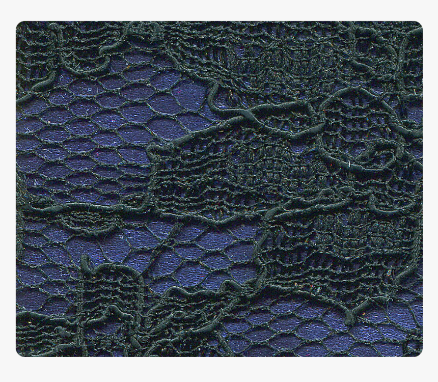 183 Black Lace Dark Blue Pu -stiletto, HD Png Download