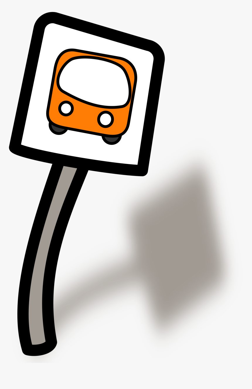 Bus Stop Sign Png - Bus Stop Clipart, Transparent Png
