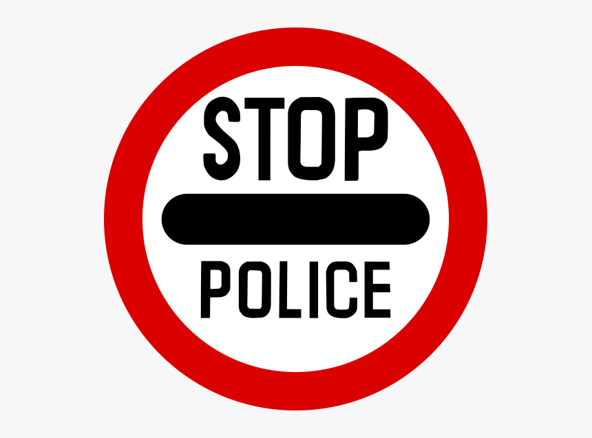 Singapore Road Signs - Police Check Point Signs, HD Png Download