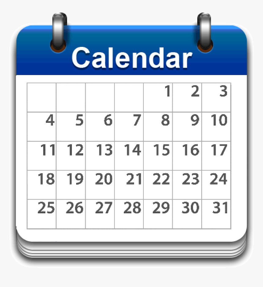 Calendar Png, Transparent Png