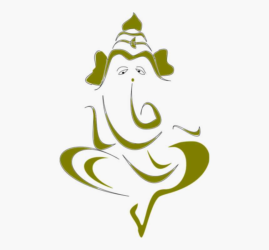 Ganesha, India, Goddess, God, Hindu, Religion - Transparent Ganesh Images Png, Png Download