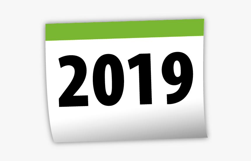 2019 Calendar Png Free Download - 2019 Calendar Icon Png, Transparent Png