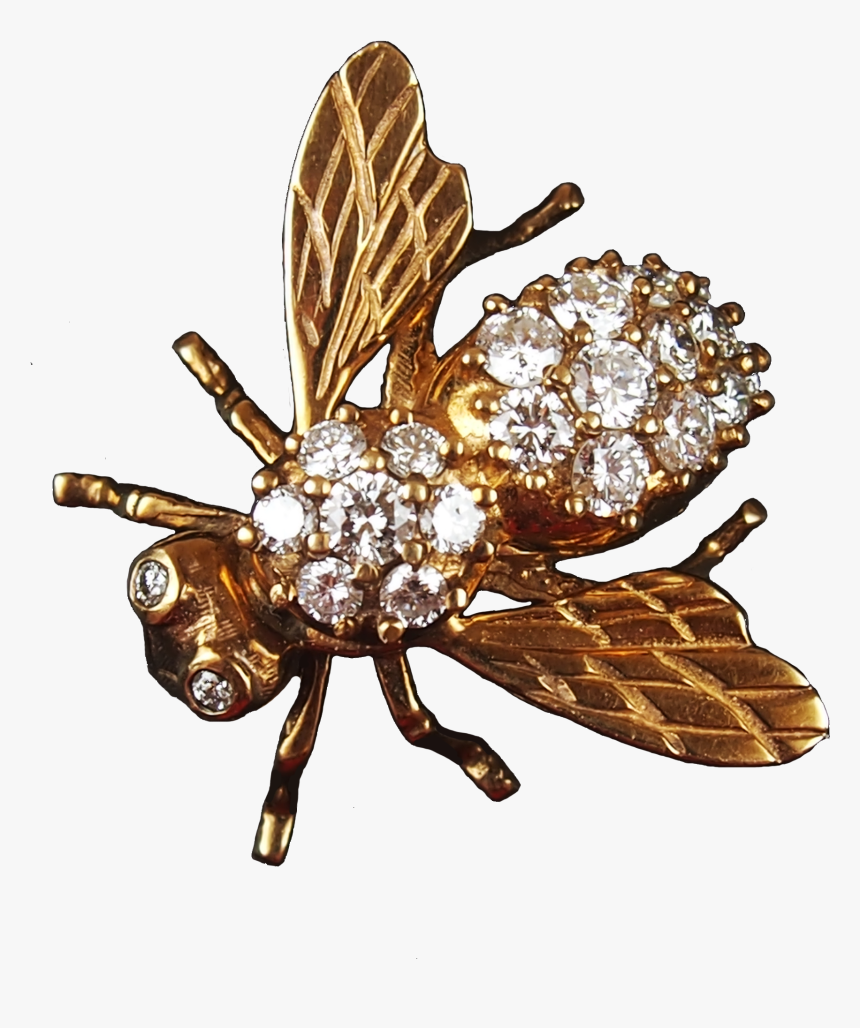 Vintage Bee Png - Bee Pin Transparent, Png Download