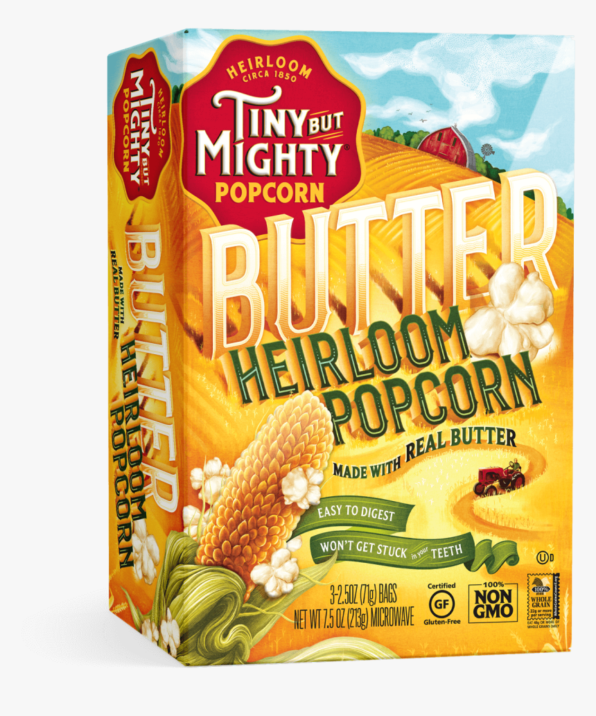 Product Microwave Butter - Heirloom Popcorn Iowa, HD Png Download
