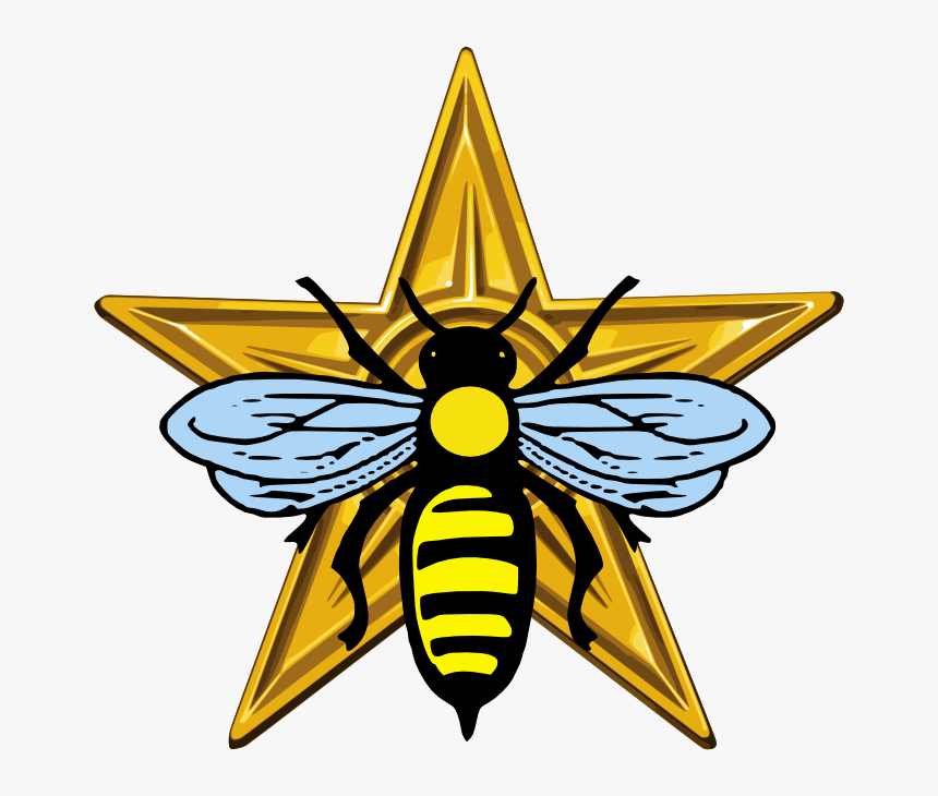 Barnstar Of Busy Bee - Bee Images Svg Files, HD Png Download