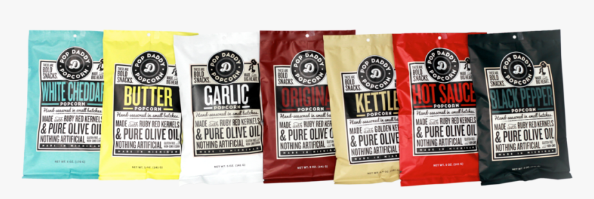 7flavorpopcornregular - Label, HD Png Download