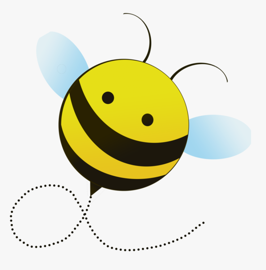 Cute Bee Clipart Png - Honey Bee Cartoon Cute, Transparent Png