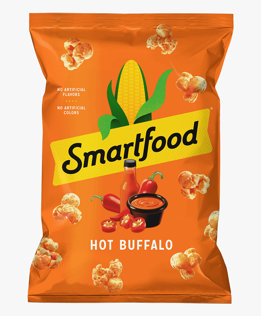Smartfood® Hot Buffalo Flavored Popcorn - Smartfood Hot Buffalo Popcorn, HD Png Download