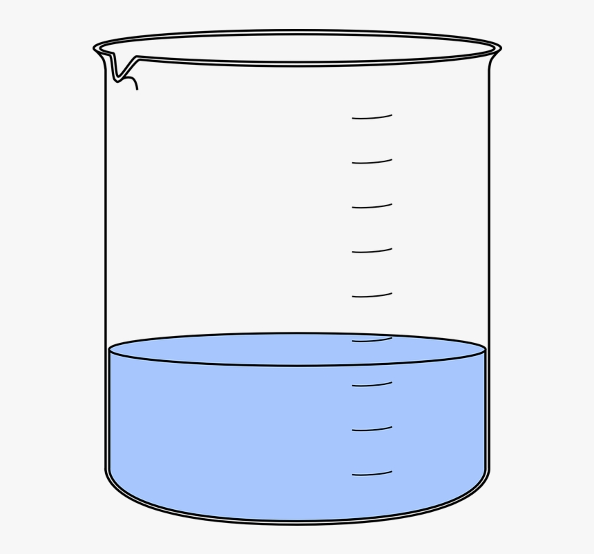 Beaker Vaporwave Palm Trees Glass Clipart Free Transparent - Vaso De Precipitado Dibujo, HD Png Download