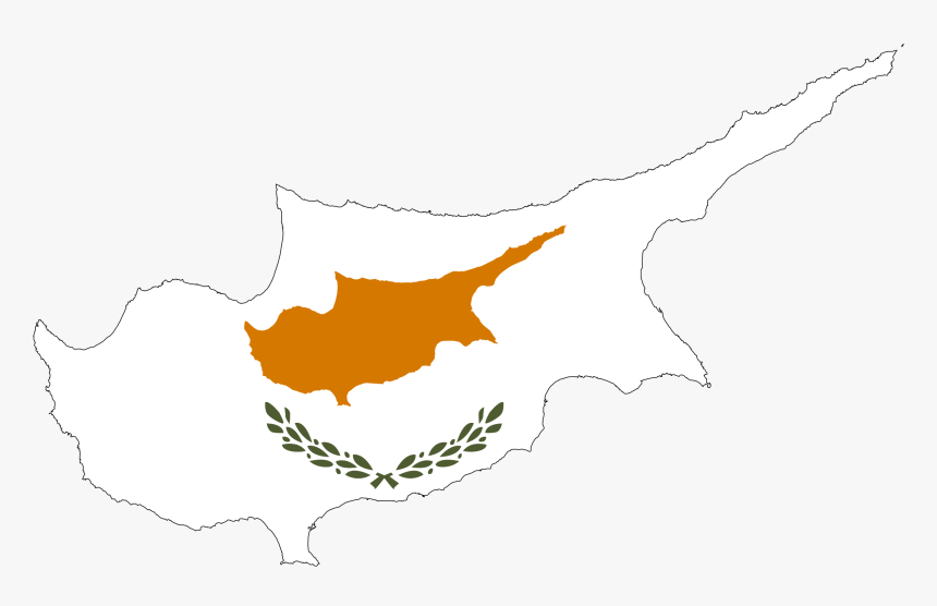 Cyprus Map Flag Clip Arts - Flag Of Cyprus, HD Png Download