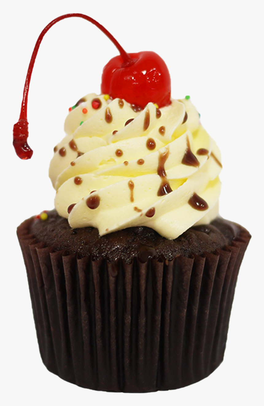 Transparent Banana Split Clipart - Cupcake, HD Png Download