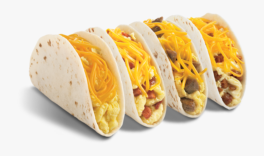 Tortilla Clipart Breakfast Taco - Breakfast Soft Taco Egg And Cheese, HD Png Download