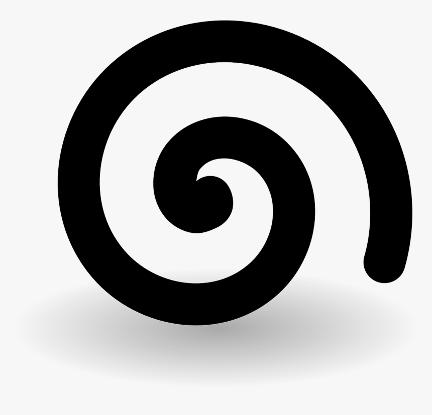 Black Spiral Png, Transparent Png