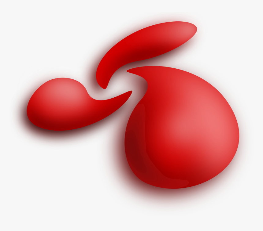 Three Red Drops Swirl Clip Arts - Clip Art, HD Png Download