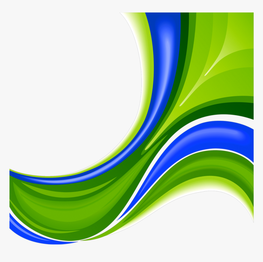 Transparent Green Swirl Png - Swirl Waves Png, Png Download