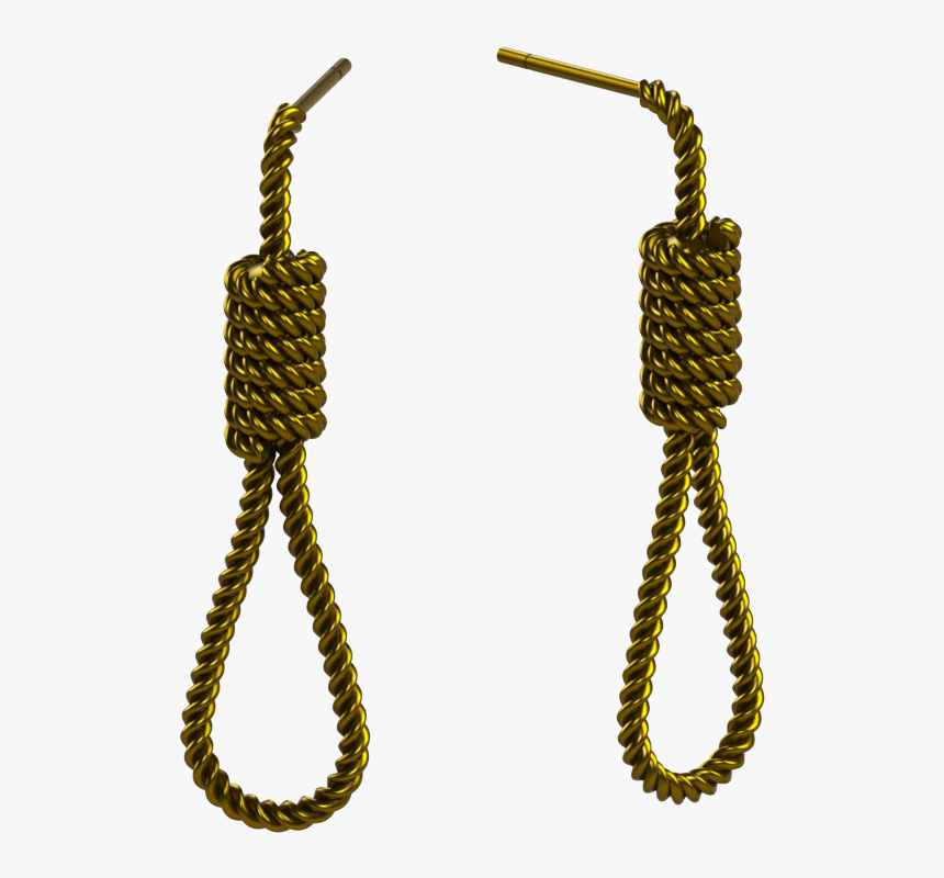 Halloween Hanging Rope Earrings - Rope Halloween, HD Png Download